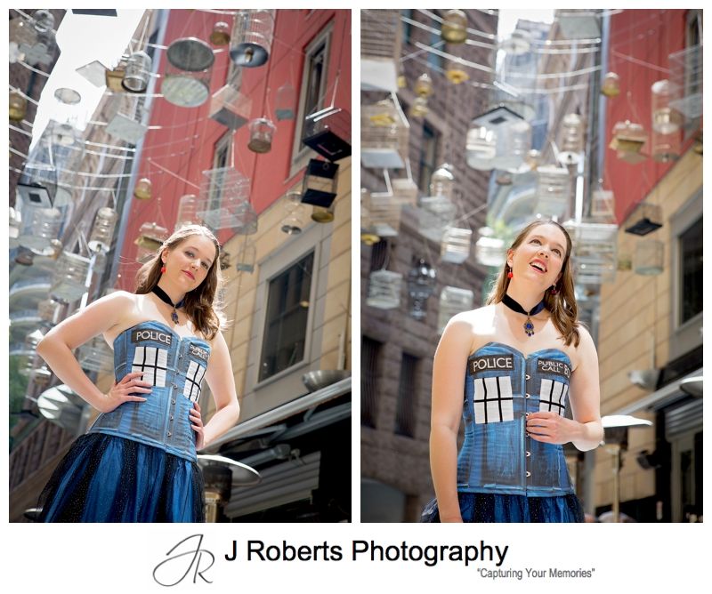 Professional Photography of Actors Portfolio Images For Cabaret Act Fan Girl Doctor Who Fan